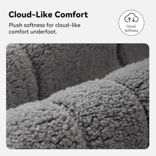 GRANNY SAYS Dark Grey Bathroom Runner Rug 24" x 48", Soft Bath Mat - Image 3