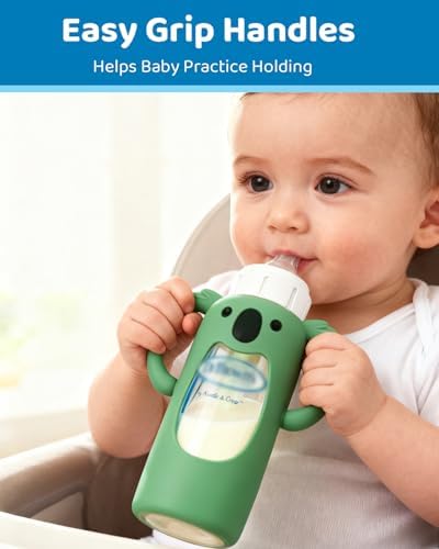 3 Pack Silicone Bottle Sleeves for Dr. Brown's Glass Baby Bottles, 8 oz - Image 4
