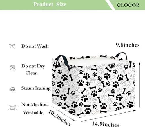CLOCOR Rectangular Storage Bin, Waterproof Home Organization, Gift Basket - Image 6