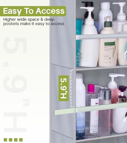 AOODA Over the Door Organizer, Large Capacity Closet Door Hanging Organizer - Image 4