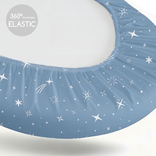 Baby Bassinet Sheets Girl Boy, 3 Pack Fitted Bassinet Sheet - Image 5