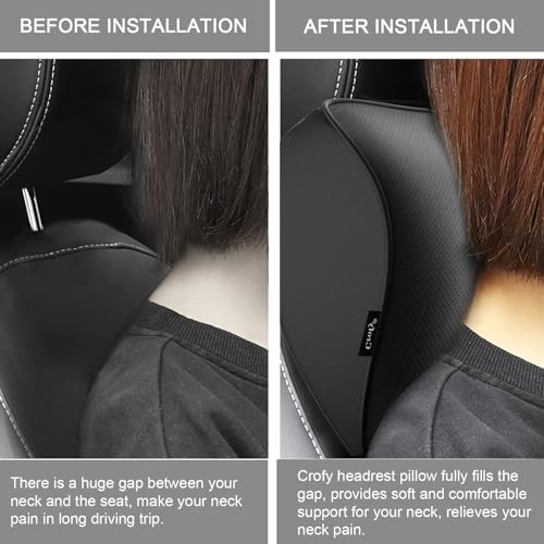 Crofy 2-Pack Car Neck Pillow, Headrest Pillow - Image 5