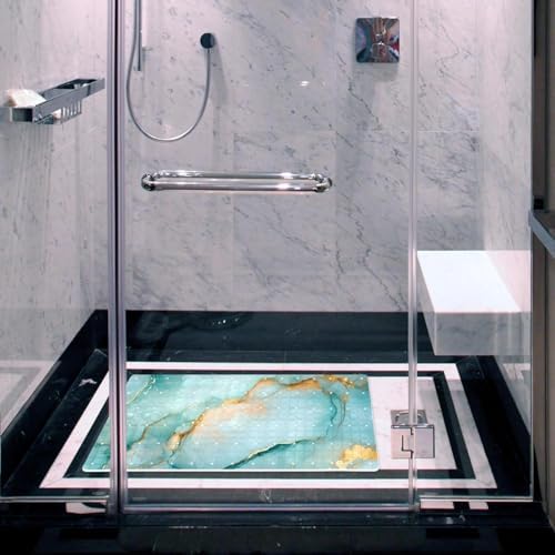 Shower Mat Non Slip, Marble Printed Anti Slip Bath Mat - Image 6