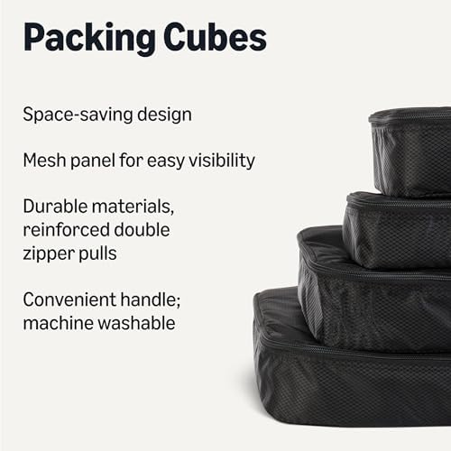 Amazon Essentials 4-Piece Space-Saving Packing Cubes Travel Accessories Set - Image 2