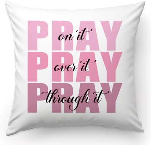 KongMoTree Bible Verse Pillow, Christian Holy Bible Pillow Covers by KongMoTree