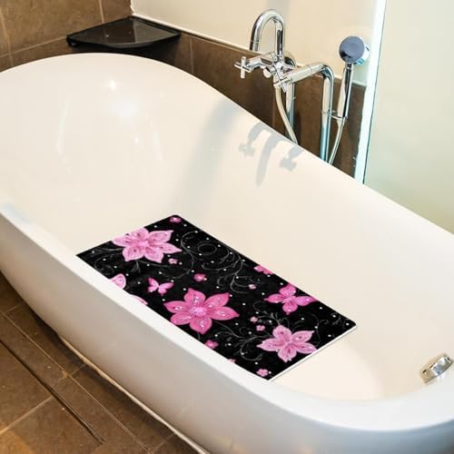 Bathtub Mat Non Slip 26.8x15.1 Inch, Machine Washable Shower Mats - Image 5