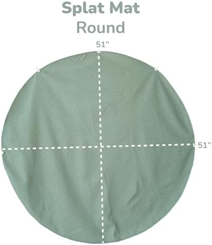 WeeSprout Baby Splat Mat for Kids, Large 51” x 51” Floor Playmat - Image 2