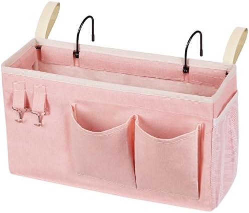 Bedside Caddy, Bedside Storage Bag Hanging Organizer by Loghot
