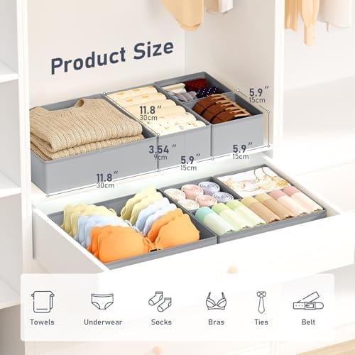DIMJ Drawer Organizer Clothes Storage - Image 2