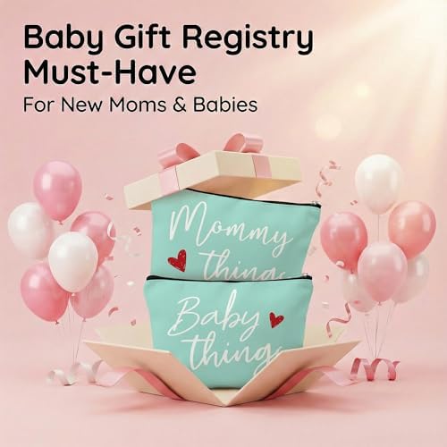 Mommy and Baby Matching Pouch Set, Mommy Things and Baby Things Bags, Gifts - Image 6