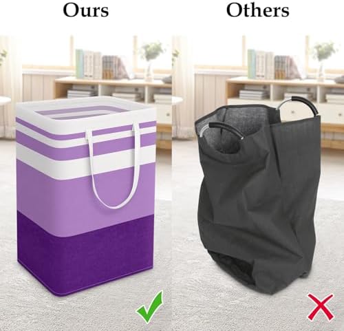 StorageRight Laundry Basket Hamper, 75L Collapsible Clothes Storage - Image 5