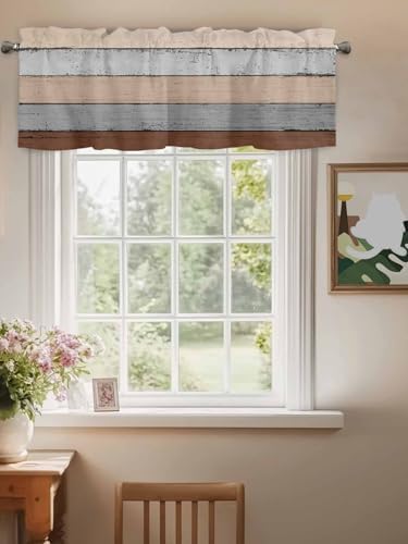 Farmhouse Fall Kitchen Curtains Valances - Image 3