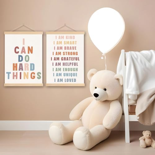 Positive Affirmations Wall Decor, Can DO Hard Things Inspirational Wall Art - Image 2