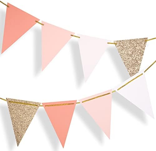 Fonder Mols 10-feet Vintage Flags of Paper Pennant Banner, Triangle Flags by FonderMols