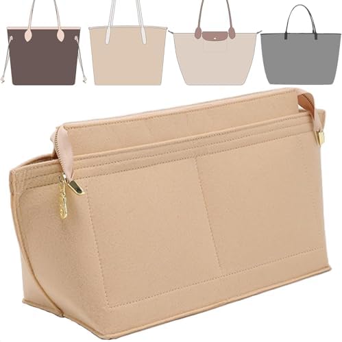 Doxo Purse Organizer Insert for Handbags, Felt Neverfull MM Organizer Insert - Image 2