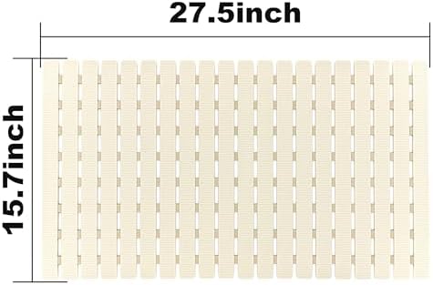 BEMISO Shower Mat Non Slip Bathtub Mat 27.5 x 15.7 Inch Bath Mat - Image 5
