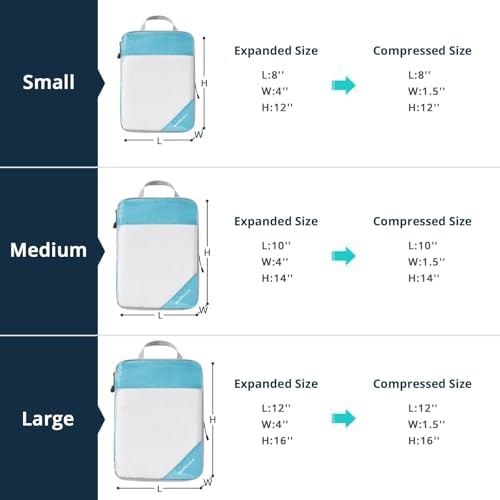 9 Set Compression Packing Cubes - Image 4