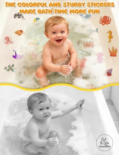 26Pcs Non Slip Bathtub Stickers, Cute Ocean Creature Stickers - Image 6