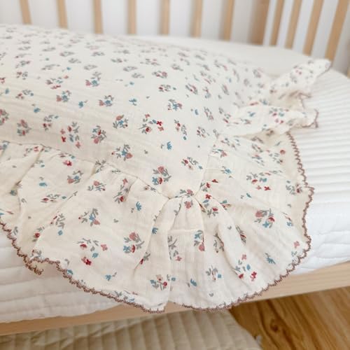 BuLuTu Girls Floral Muslin Pillowcases - Image 6