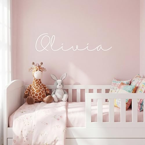 Boao Personalized Name Letter Wall Decal, Romantic Swirl - Image 5