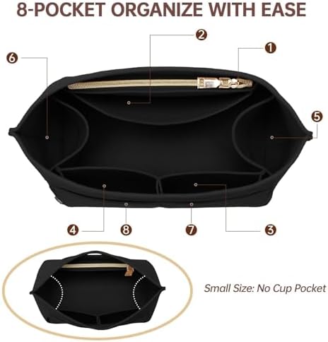 OPPOSHE Purse Organizer Insert for Longchamp Le Pliage, Premium Felt Long Champ - Image 4