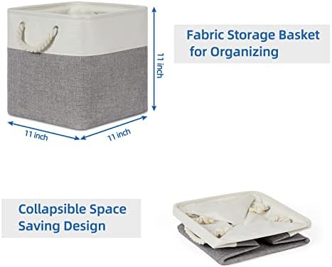 Temary Fabric Storage Baskets for Organizing, Collapsible Baskets - Image 7