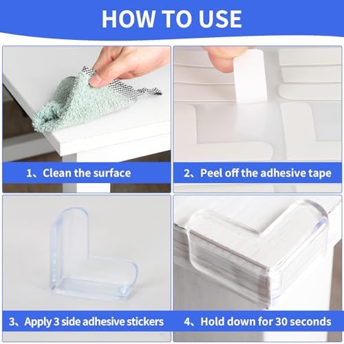 18 Pack Corner Protectors Baby Proof Corners and Edges Protector, Extra Large - Image 7