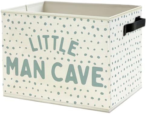 Little Man Cave Boys Storage Bins Box by Unknown