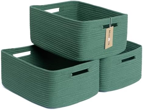MiniArk Large Storage Baskets for Shelves, Baby Nursery, Toy Baskets Box by MiniArkStorageBasketsHome