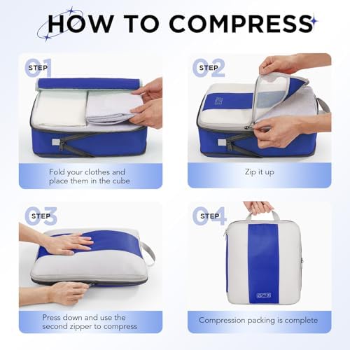 OlarHike 10 Set Compression Packing Cubes - Image 3