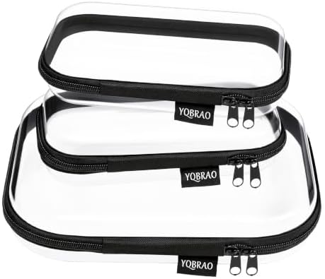 YQBRAO Clear Hard Shell Zipper Organizer Cases by Unknown