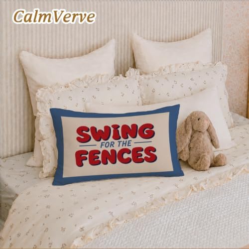 Baseball Room Decor for Boys，Baseball 12x20 Pillow Cover - Image 6