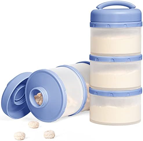 Termichy Stackable Formula Dispenser Portable: Milk Powder Container to go by Termichy