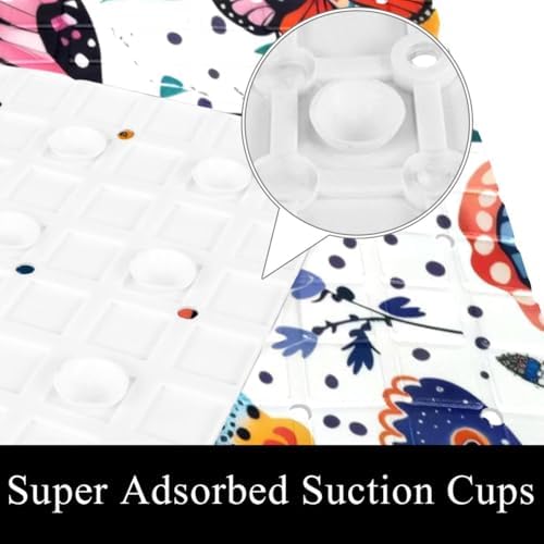 Non Slip Shower Mat Bathtub Mat 15.1x26.8 Inch, Quick Dry Bath Mat - Image 3