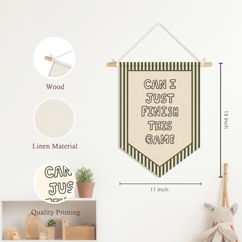 Gamer Room Decor for Boys, Boys Room Decor Pennants Banners - Image 7