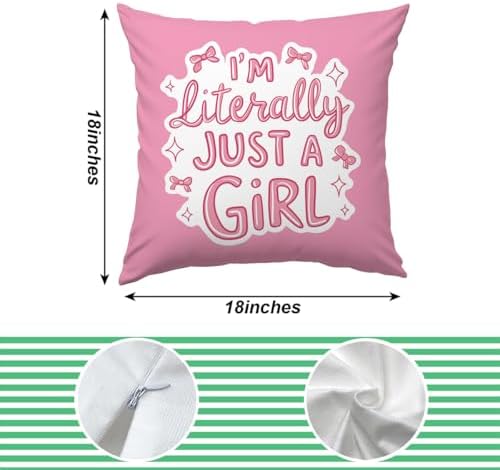 KongMoTree Pink Decor for Bedroom Throw Pillow Covers, Throw Pillows for Girls - Image 2