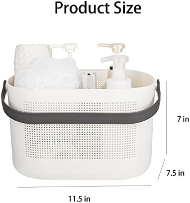 Plastic Portable Shower Caddy Basket, Storage Organizer, 2 Pack - Image 4