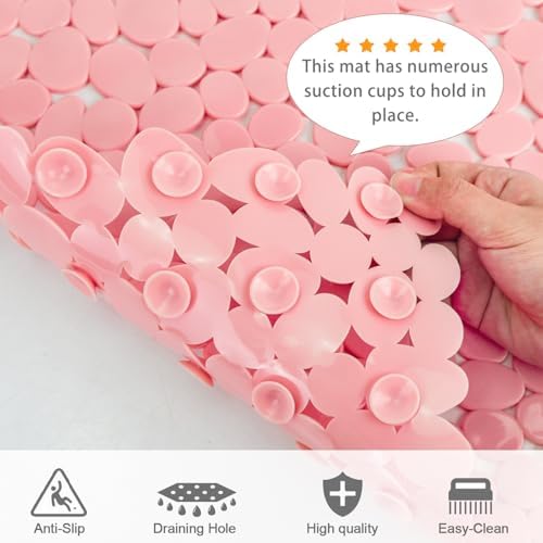 Pebble Shower Mat for Bathtub Non Slip Mat 35"X16" - Image 3