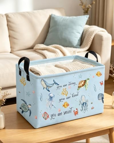 Essme Rectangular Ocean Basket, Kids Baskets Empty - Image 5