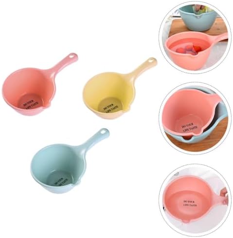 Homoyoyo 3pcs Large Plastic Kitchen Water Ladle Set - Image 5