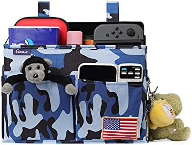 Surblue Bedside Caddy Hanging Bed Organizer Storage Bag Pocket - Image 3