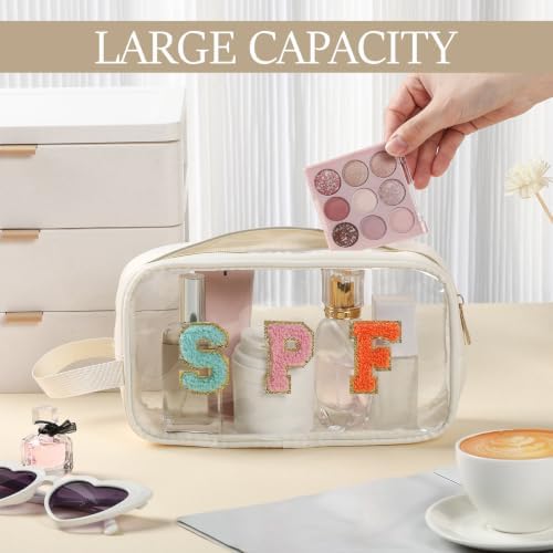 Kacctyen Spf Bag Clear Sunscreen Bag Makeup Toiletries Pouch Waterproof Beach - Image 4