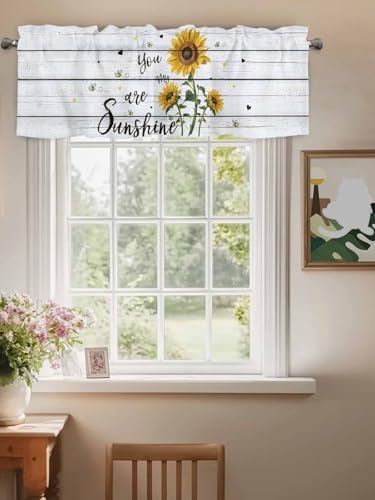 Sunflower Valance Curtains for Windows Kitchen/Bedroom/ Living Room, Farmhouse - Image 3