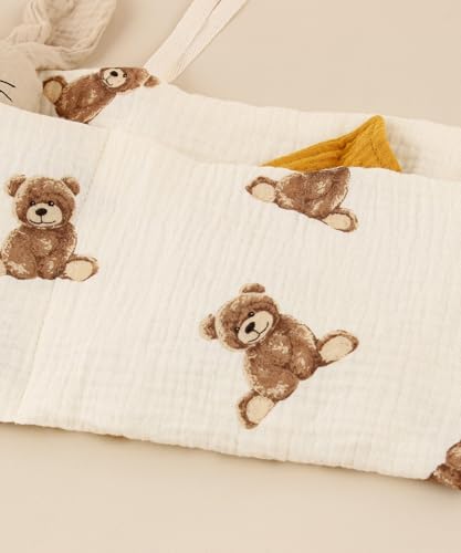 Baby Bedside Hanging Bags Storage Organizer Milk Bottle Toy Crib Baby Nappy-Bag - Image 4