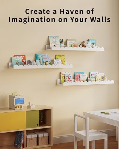 G&W Gruwald Nursery Book Shelves, Nursery Decor - Image 4