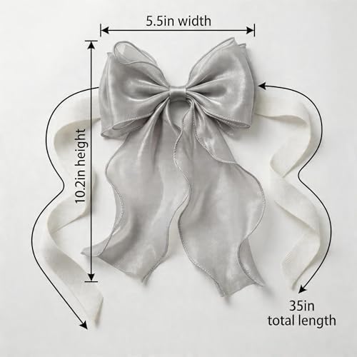 2 Pack French Lace Bow Curtain Tiebacks - Image 2