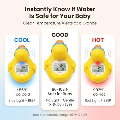 Baby Bath Thermometer, Floating Duck Infant Water Thermometer - Image 2