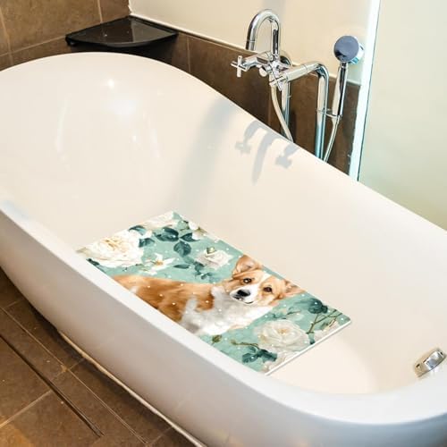 Bath Tub Shower Mat, Washable Bathtub Floor Mats, Suction Cups and Drain Holes - Image 5