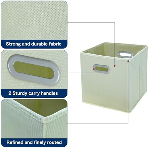 STOREONE Fabric Storage Bins Cubes Baskets Containers- - Image 7