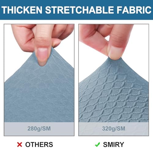 Smiry Waterproof Seat Covers for Dining Room Chairs - Image 4